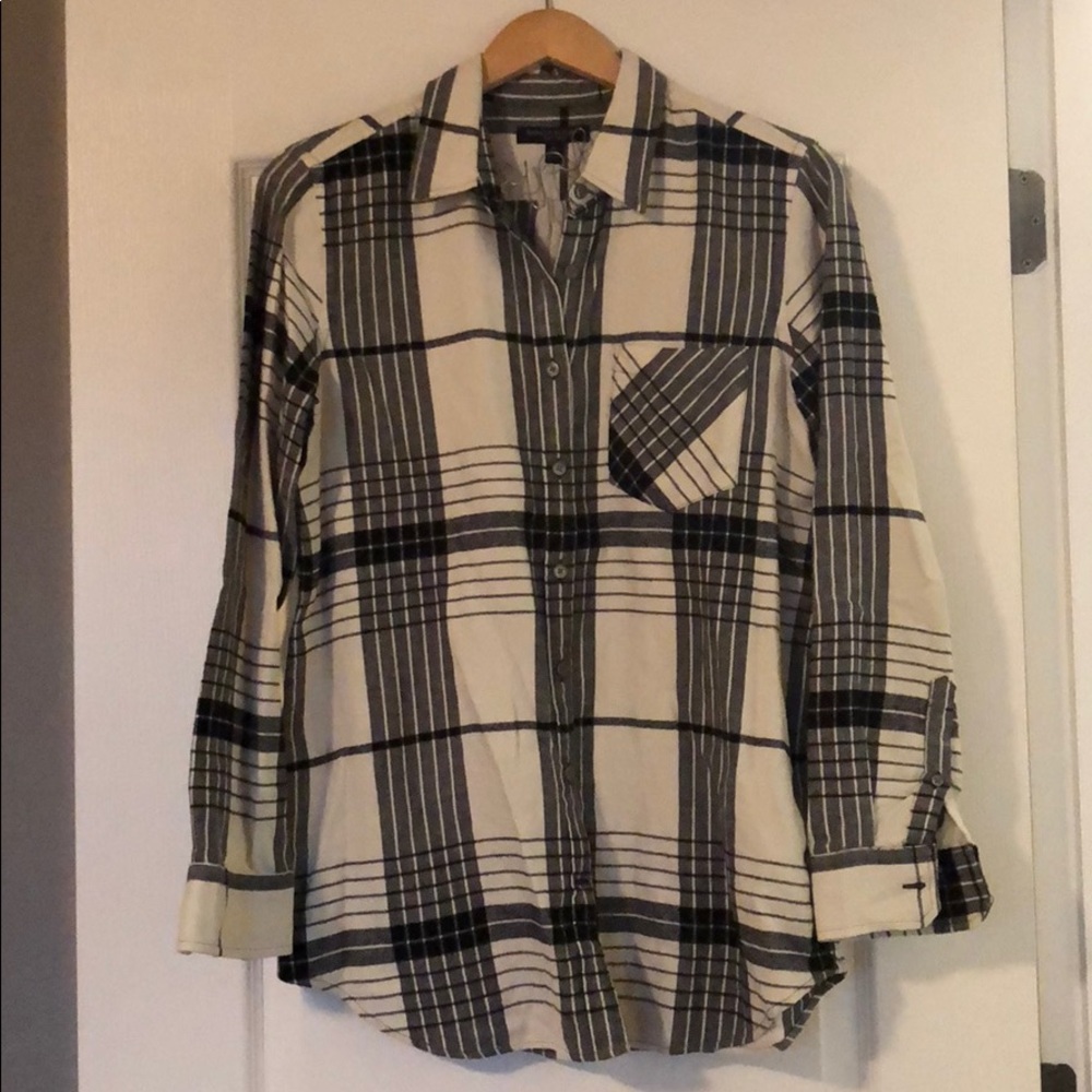 Banana Republic Plaid Button Down